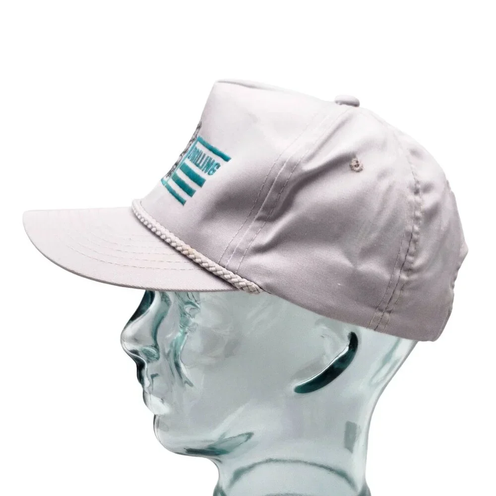 Andresen Drilling Gray Snapback Hat Youngan Headwear Vintage - Picture 4 of 12